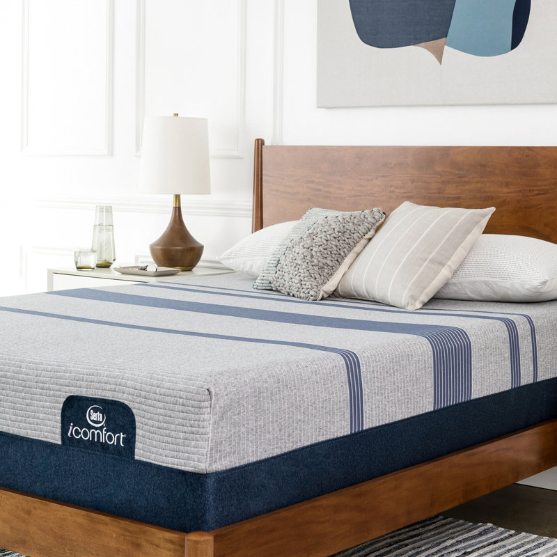 Serta 12" Medium Gel Memory Foam Mattress and Adjustable Base Birch Lane